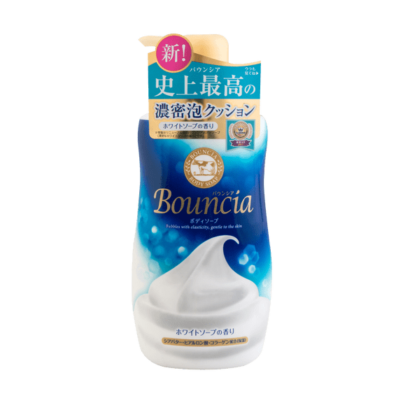 Bouncia Body Soap White Soap Scent Pump 500ml