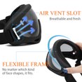 thumbnail image 4 of YouLoveIt 2 Pack Ski Goggles Anti Fog Goggles UV Protection Snow Goggles Glasses Snowmobile Snowboard Goggles Snow Goggles with Anti-slip Adjustable Straps, 4 of 8