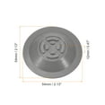thumbnail image 2 of Unique Bargains Disques de Nettoyage pour Machine à Expresso, Lot de 1 Disque de Nettoyage en Silicone pour Expresso, Disque de Rinçage Arrière 54mm (Gris), 2 of 5