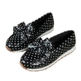 thumbnail image 5 of YOUYEDIAN Loafers for Women Fall Versatile Slip On Comfy Fashion Polka Dot Round Toe Flats Casual Bow Deco Outdoor Walking Shoes, 5 of 5
