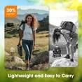 thumbnail image 6 of Solar Camping Fan with LED Lantern, 20000mAh Rechargeable Battery Powered with 10W Solar Panel, Quiet Battery Operated Tent Fan for Picnic, Barbecue, Fishing, Travel, 6 of 8