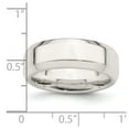 thumbnail image 3 of Auriga 925 Sterling Silver 7mm Wedding Band Ring Size- 9.5 for Women, 3 of 6