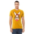 thumbnail image 2 of Easter Bunny With Bubble Gum Funny Egg Hunting Christian Holiday Men's T-shirt, 3XL, Gold, 2 of 5
