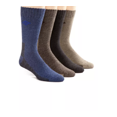 thumbnail image 2 of COLUMBIA Mens 4 Pack Black Assorted Casual Crew Socks 6-12, 2 of 2