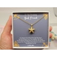 thumbnail image 4 of Best friend gift, best friend necklace, best friend distance gifts, Besties BBF, 4 of 5