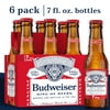 Budweiser Beer, 6 Pack Beer, 7 fl oz Bottles, Domestic, 5% ABV