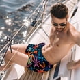 thumbnail image 2 of luoweisi Men's Beach Shorts Quick Dry Swim Trunks with Mesh Lining Starfish XL, 2 of 5
