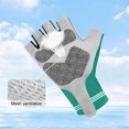 thumbnail image 5 of Guantes de bicicleta Guantes de equitación transpirables Equipo de ciclismo reflectante (Verde L), 5 of 5