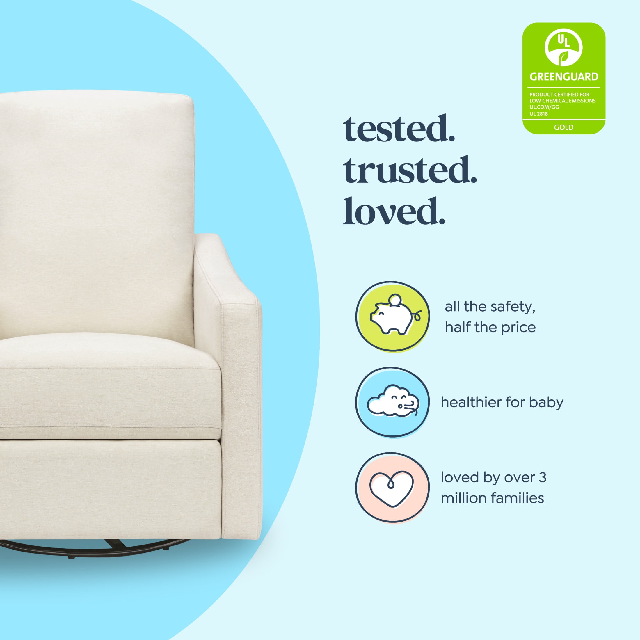 DaVinci Jonah Swivel Recliner