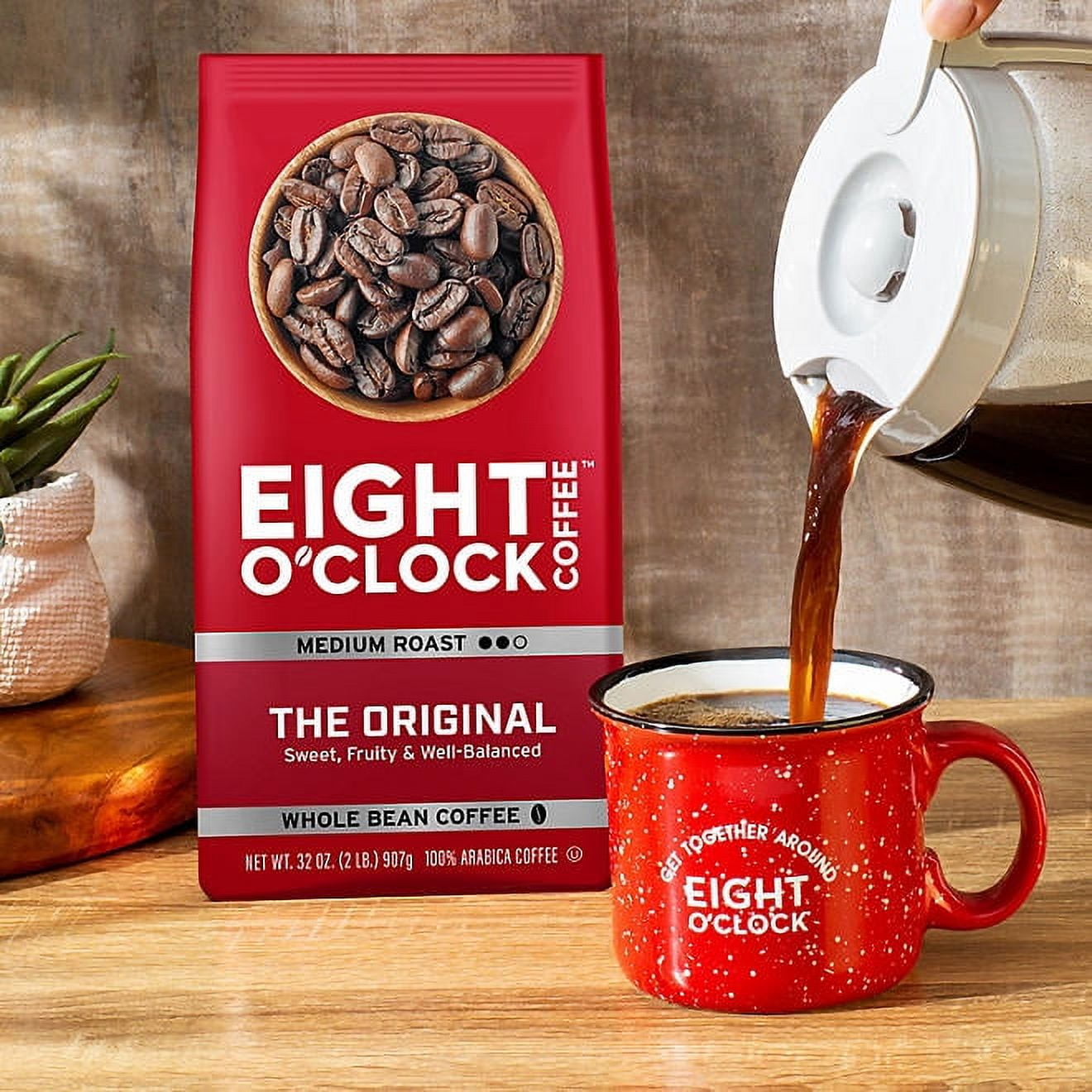 eight o clock coffee original whole bean coffee 40 oz