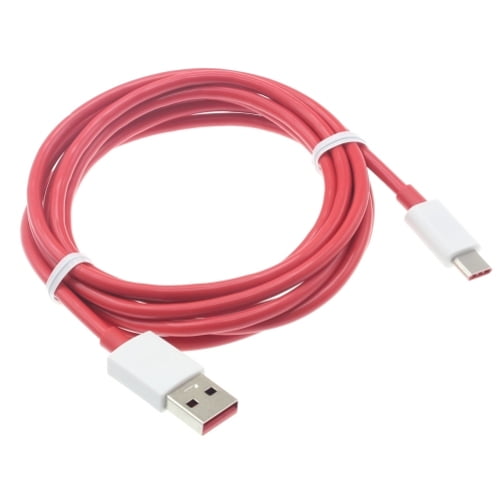 Red 6ft USB-C Cable for Motorola One 5G Ace - Charger Cord Power Wire Type-C Long Fast Charge Compatible With Motorola One 5G Ace