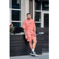 thumbnail image 5 of "WHAT'S YOUR HUSTLE?" Print Two-Toned French Terry Oversized Travel T-shirt | (2 Colors), 5 of 7