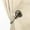 Antique Brass, variant on Central Design 4887-034 Lucid Curtain Holdback Set, Antique Brass - Set of 2