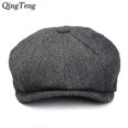 thumbnail image 2 of "Men's Plus Size Peaked Blindfold Flat Beret", 2 of 5