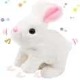 thumbnail image 1 of Juguete de conejito de peluche Hoppearl, conejo saltarín interactivo, 18 cm, 1 of 8