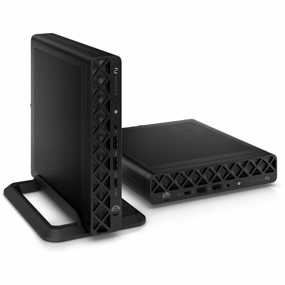 HP EliteDesk 8 G1a Desktop Computer - AMD Ryzen AI 7 350 - 16 GB - 512 GB SSD - Mini PC - Jack Black - AMD Chip - Windows 11 Pro - AMD Radeon 860M Graphics DDR5 SDRAM - English Keyboard - IEEE 802....