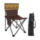 thumbnail image 1 of Silla de camping plegable para exteriores, ideal para acampar, viajar y usar en el jardín. Marrón, 1 of 8