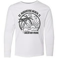 thumbnail image 3 of Inktastic Summer Vacation Mode St. Augustine Beach Florida Long Sleeve Youth T-Shirt, 3 of 5