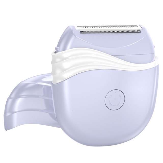 SUNSIOM Electric Hair Shaver for Women, Cordless Wet Dry Razor for Smooth Body Dual Trimmers