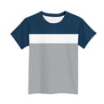 thumbnail image 4 of T-Shirt pour Enfants, Manches Courtes à Col Rond avec Motif Imprimé, Haut de Sport Décontracté pour Garçons et Filles 2-13 Ans, 4 of 6