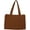 Brown, variant on CoCopeaunts Women's Tote Corduroy Shoulder Bag Retro Large Capacity Shopping School Commuting Handbags Stylish Newest