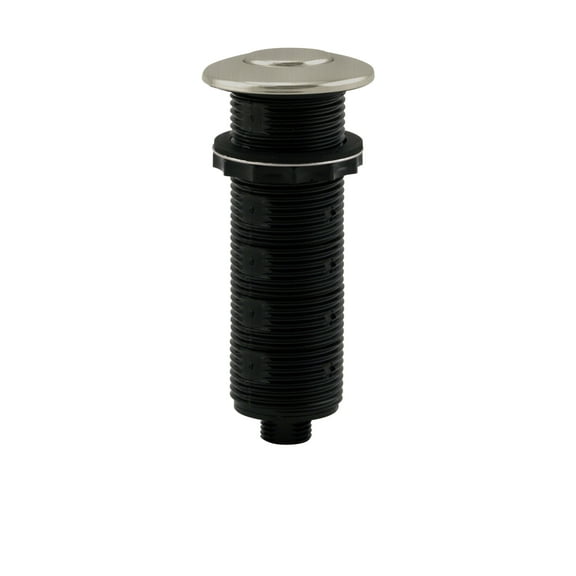 Westbrass ASB-B3-07 Disposal Replacement Air Switch Trim Only, Flush Button, Satin Nickel