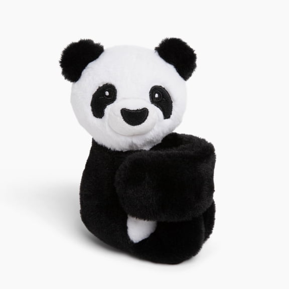 Hugimals Hug Babies Bowie the Panda - Cute Mini Plush Stuffed Animal Bracelet for Kids