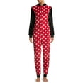 thumbnail image 7 of Disney Women's and Women's Plus Minnie Mouse Hooded Union Suit, 7 of 7