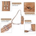 thumbnail image 4 of Bolsa tipo riñonera Telena de cuero vegano para mujer, color marrón, 4 of 7