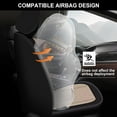 thumbnail image 3 of DIKSOAKR Car Seat Covers Front Fit for Jeep Patriot 2007-2017: Auto Interior Accessories, Ice Silk - Faux Leather Breathable Vehical Car Seat Protector(Black), 3 of 6