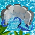 thumbnail image 2 of TIELUTT Aid Floatation Exercise Belt Children's Float Board Back Float Beginner Practice Water Swimming Pool Rings Inflatable Pool Floats Bath Baby Neck Ring Buoy for Swimming Pool Drink Pool Floats, 2 of 7