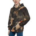 thumbnail image 2 of Fotbe Koi Fish Tranquility Pattern Youth Pullover Hooded Sweatshirt, Boys Hoodie, Kangaroo Pocket Hoodie for Kids Girls -Medium, 2 of 6