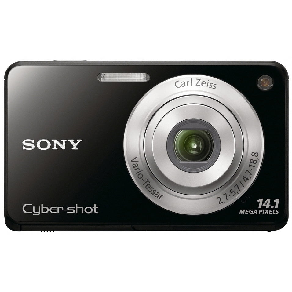 Sony Cybershot DSCW560 14.1 Megapixel Compact Camera, Black Walmart