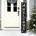 thumbnail image 1 of Cartel Decorativo ENCHAN para Porche Navideño de Madera 47 cm con Alce, 1 of 7