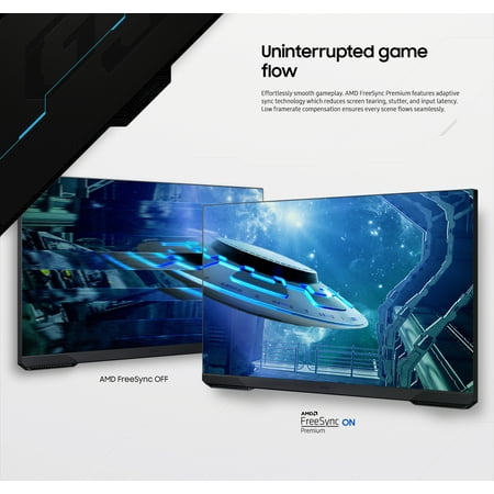Samsung - Odyssey G3 27" LED FreeSync Premium Pro Gaming Monitor (DisplayPort, HDMI) - Black
