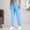 Sky Blue, variant on Stretch Active Pants for Women Ice Silk Mesh Quick Drying Senistyle Stretch Active Sports Pants