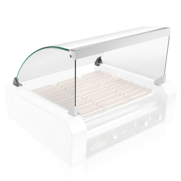 Olde Midway Couvercle en Verre Uniquement pour Machine à Griller les Hot-Dogs à 11 Rouleaux - Remplacement Ou Amélioration