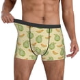 thumbnail image 3 of Men's Boxer Briefs, Funny Sweet Cantaloupe Soft Comfy Mens Underwear Boxer Briefs Breathable With Widen Waist, 3 of 7