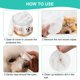 thumbnail image 5 of Clearance Sale! 60 Piezas De Paños De Descontaminación Del Desgarro Del Gato Y Del Perro Agente Blanco De la Escara No Fragante Paños Suaves Del Desgarro Del Animal doméstico 5ml, 5 of 8