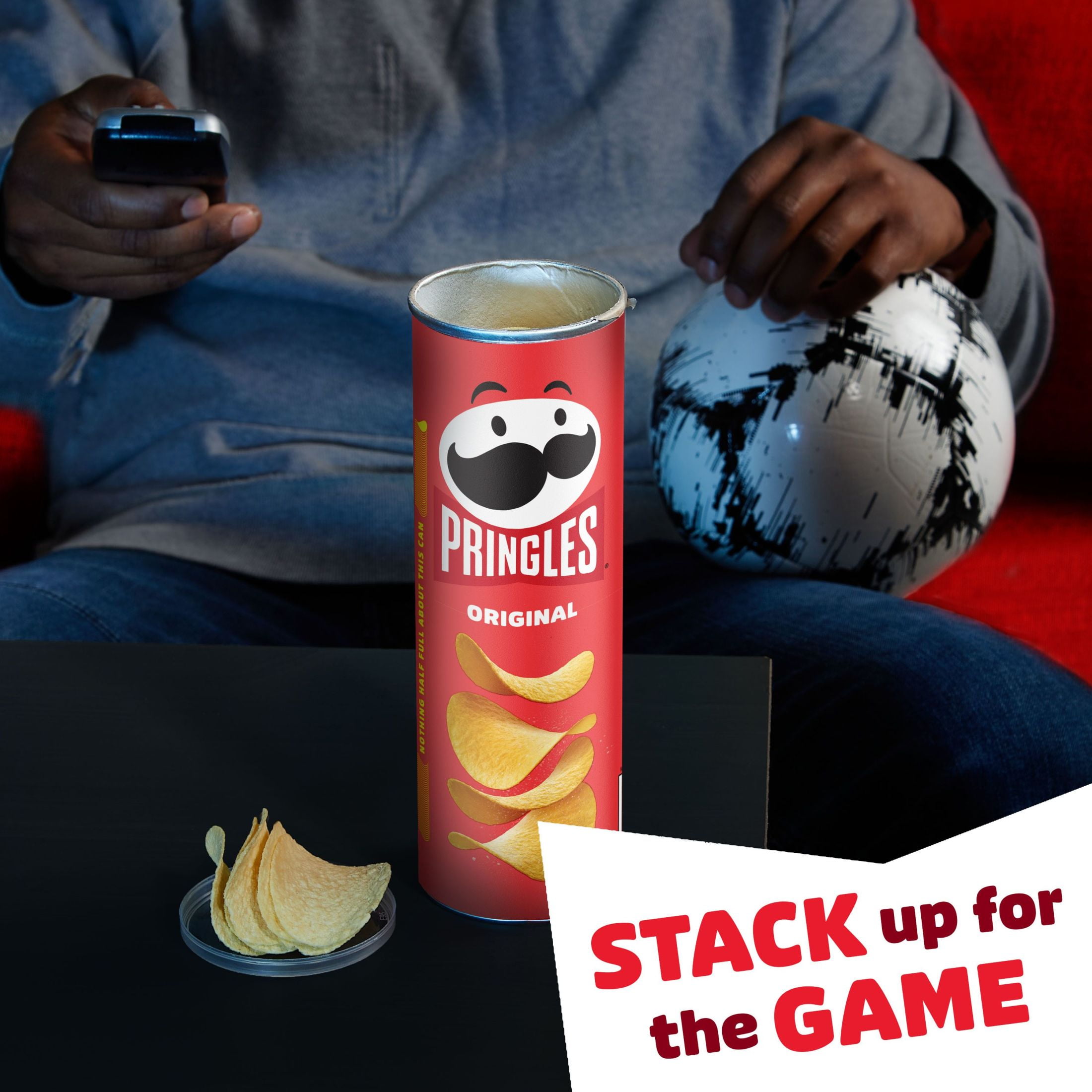 Pringles, Potato Crisps Chips, Original, 5.2 Oz (Pack of 6)
