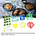thumbnail image 4 of Vegetable Cutter Shapes Set, Eco Friendly  Cutters 28PCS PP and Stainless Steel  for Breakfast, 4 of 8