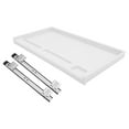 thumbnail image 2 of MIANGASTORE 1 Set of Under Desk Keyboard Tray Hidden Drawer Keyboard Tray Office Sliding Keyboard Mouse Holder, 2 of 5