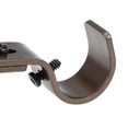 thumbnail image 3 of Uxcell 90x45x20mm Curtain Rod Bracket Iron Paint Brown, 3 of 5