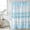 Blue, variant on Gradient Aqua Blue Waterproof Shower Curtain, 48"x72" Washable Polyester Fabric Shower Curtains for Bathroom, Modern Rustic Minimalist Pastel Solid Decorative Bathtub Curtain Sets with Hooks