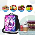 thumbnail image 4 of Portable Insulated Lunch Bag for Men and Women, Reusable Thermal Meal Tote with Detachable Shoulder Strap, Lightweight Anime Inspired Cooler, 4 of 6