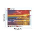 thumbnail image 2 of Paisaje pintura de diamante hecho a mano taladro completo decoración dibujo principiante bordado de diamantes de imitación Methold HA6467-00B, 2 of 6