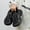 black, variant on New silver turbo running shoes, retro-style dad shoes, couple's thick-soled casual shoes