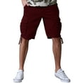 thumbnail image 3 of Matchstick Men Cotton Twill Multi-Pocket Cargo Shorts for Work Sports Outdoor, 3 of 8