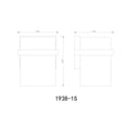 thumbnail image 6 of 1938-1S-MGLD-Z-Lite-Bennington - 1 Light Wall Sconce In Traditional Style-7 Inches Tall and 5.5 Inches Wide-Modern Gold Finish, 6 of 7