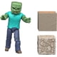 thumbnail image 1 of Set de figuras de acción Mattel Minecraft Zombie de 8 cm con acceso., 1 of 6